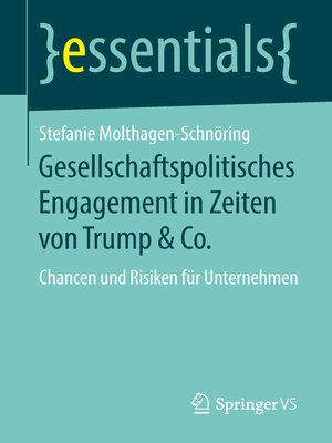 cover image of Gesellschaftspolitisches Engagement in Zeiten von Trump & Co.